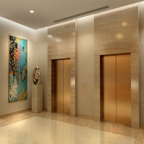 High-Speed Elevator Hall